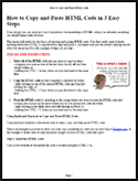 How to Copy and Paste HTML in 3 easy steps